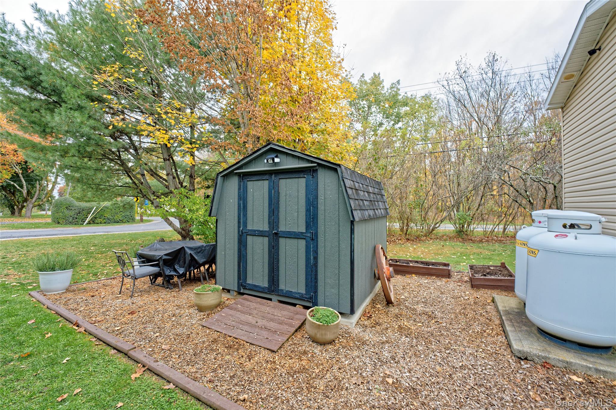 28 Matthew Drive Castleton-on-Hudson, NY 12033 - Photo 20 of 26 View of shed featuring a garden