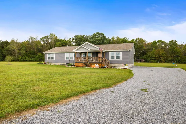a view of a house with a patio