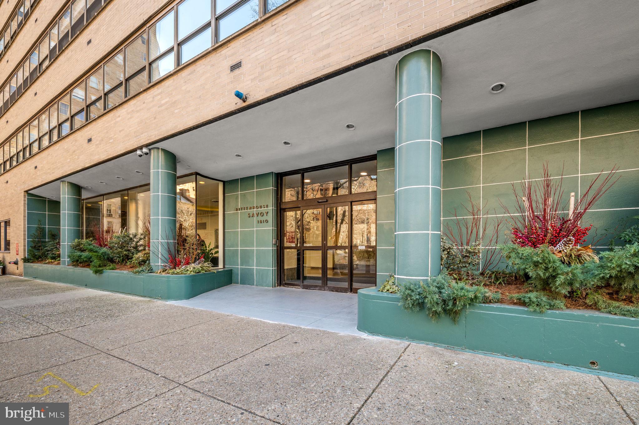 1806-18 Rittenhouse Square, Unit 190607 Philadelphia, PA 19103 - Photo 32 of 34 a view of a building with a garden