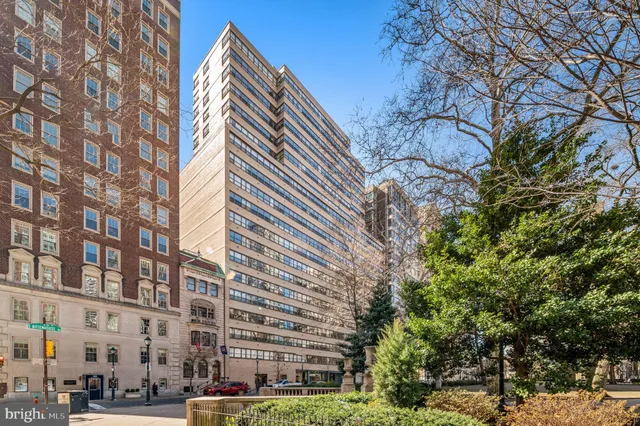 a front view of a building