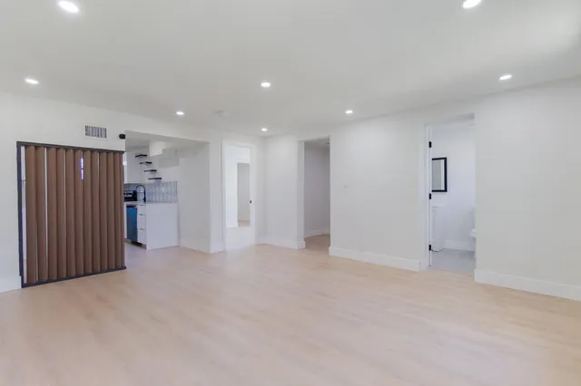 a view of an empty room