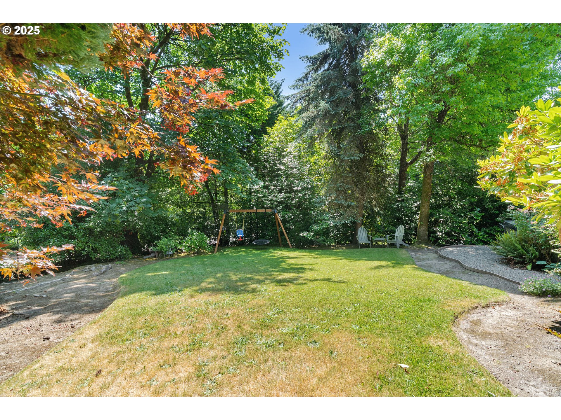 511 Southwest Colony Drive Portland, OR 97219 - Photo 35 of 46 a view of a backyard