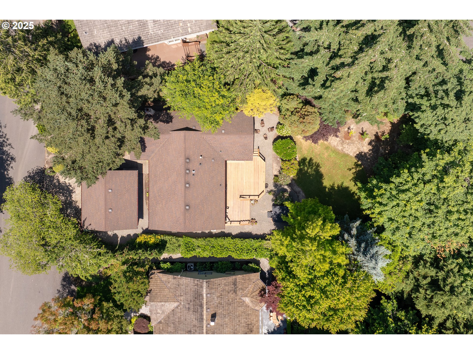 511 Southwest Colony Drive Portland, OR 97219 - Photo 45 of 46 an aerial view of a house