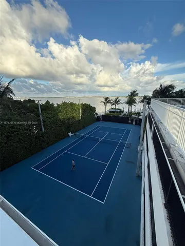 a view of a tennis court
