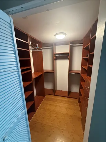 a view of closet area