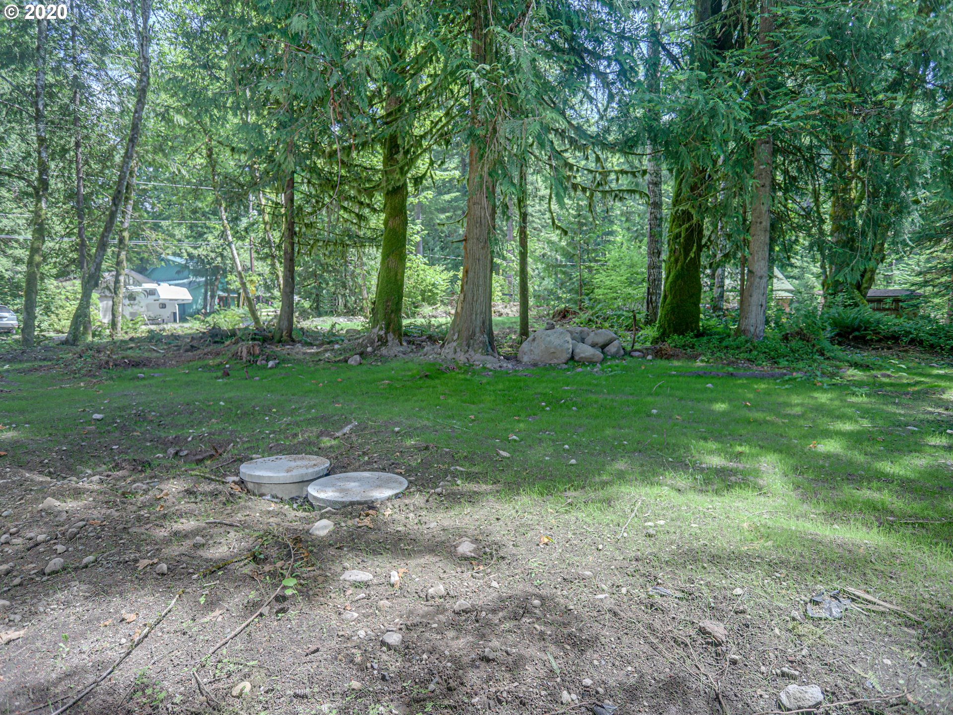 0 East Terrace Drive Rhododendron, OR 97049 - Photo 6 of 17 a view of a backyard with large trees