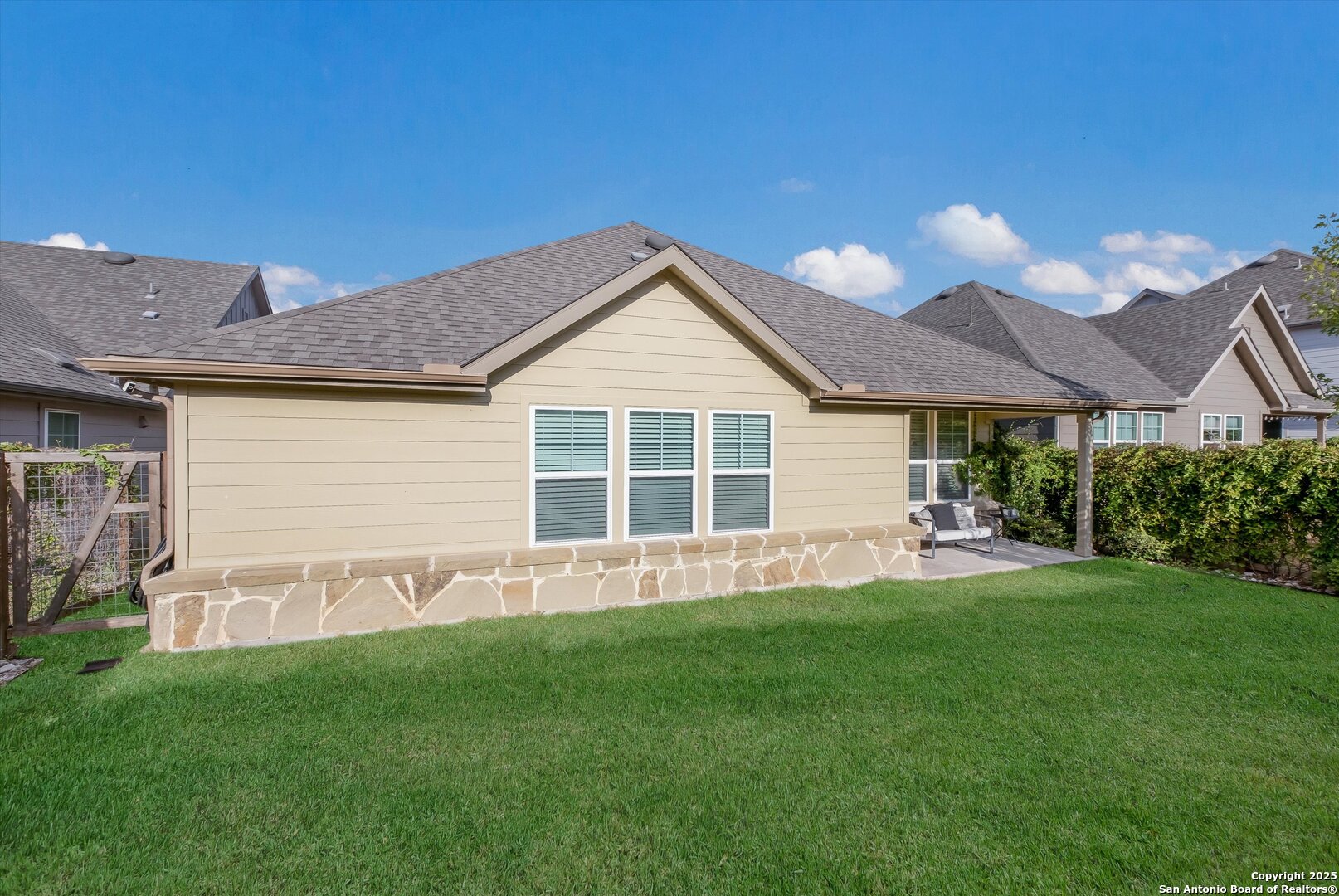9029 Curling Post Schertz, TX 78154 - Photo 28 of 53 a front view of a house with a yard and porch