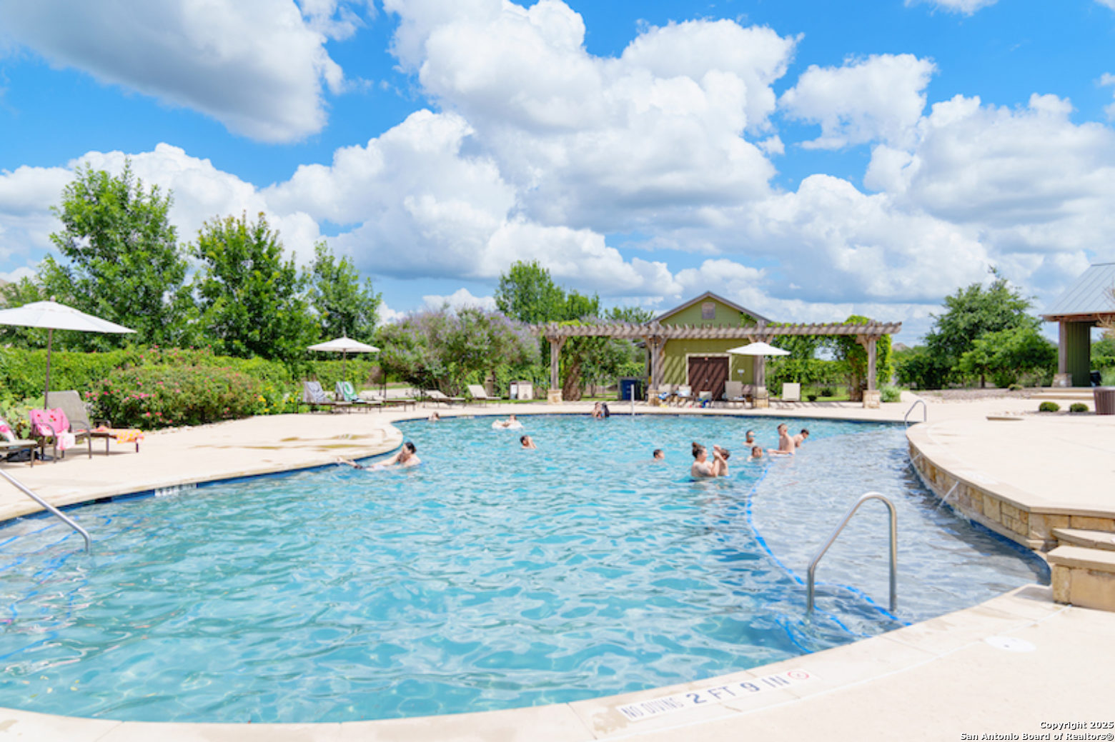 9029 Curling Post Schertz, TX 78154 - Photo 31 of 53 a view of house with swimming pool and sitting area