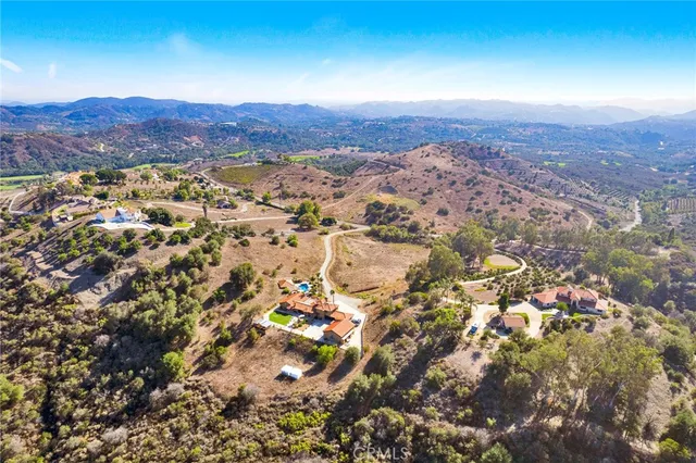 a view of city and mountain