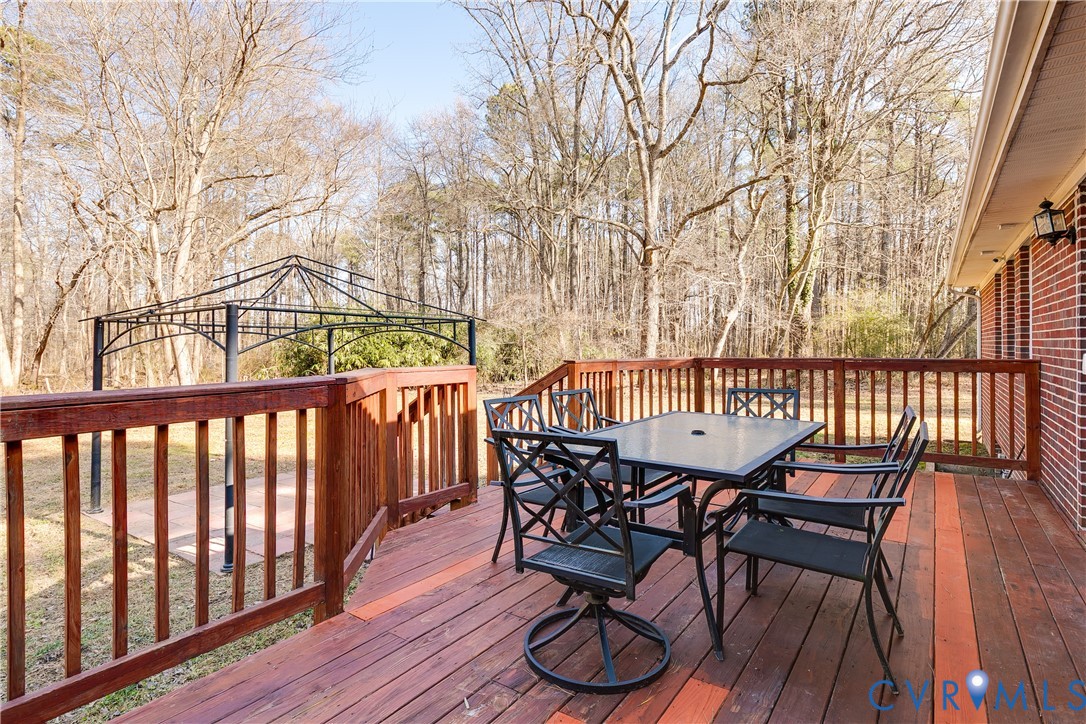 1180 Berryhill Road Henrico, VA 23231 - Photo 18 of 23 a view of a chairs and table on the deck