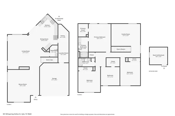 $365,000 | 901 Whispering Hollow Drive, Kyle, TX 78640