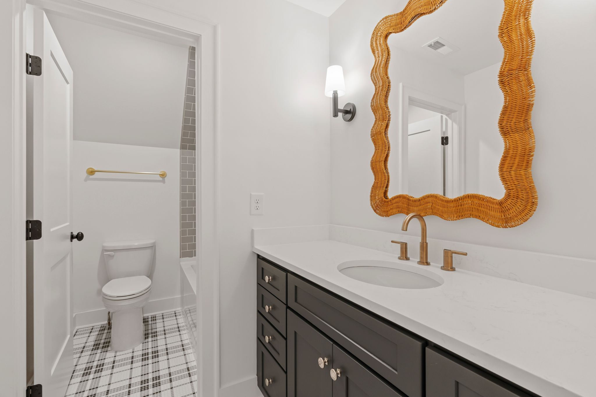 307 Oak Street Lebanon, TN 37087 - Photo 38 of 46 a bathroom with a sink and a mirror