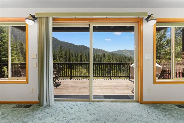 a view of a balcony
