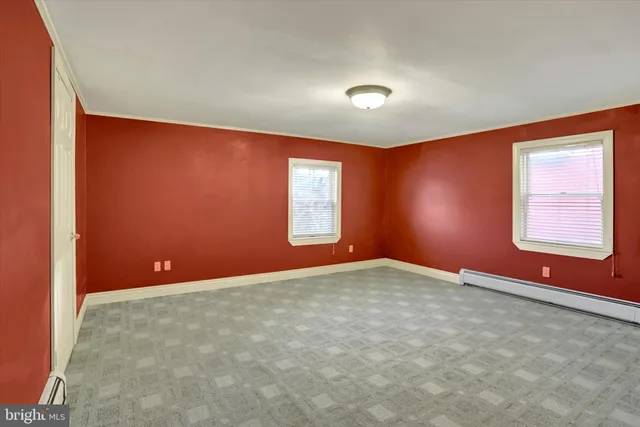 a view of an empty room