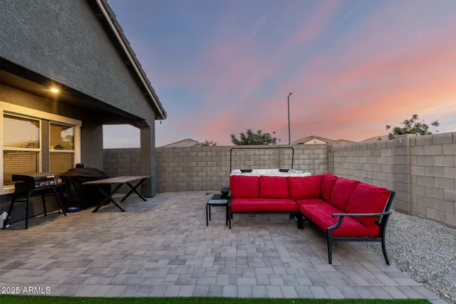a view of outdoor seating