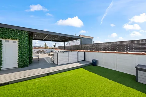 a picture of a room with wall paintings