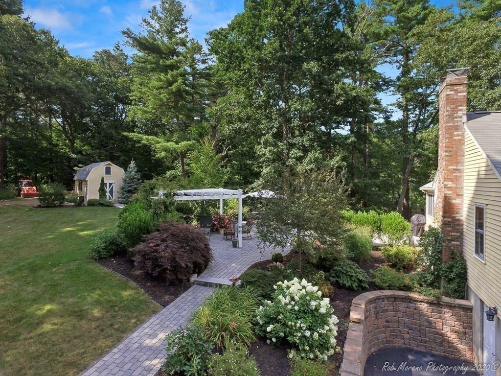 8 Curtis Road Boxford, MA 01921 - Photo 38 of 42 a view of backyard with plants and outdoor seating