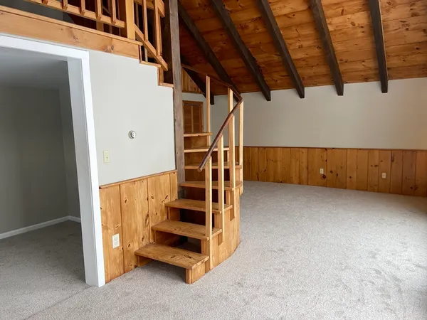 a view of a house with a door