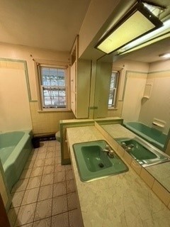 72 Druid Hill Road Springfield, MA 01129 - Photo 3 of 20 a bathroom with a sink a toilet and a bathtub