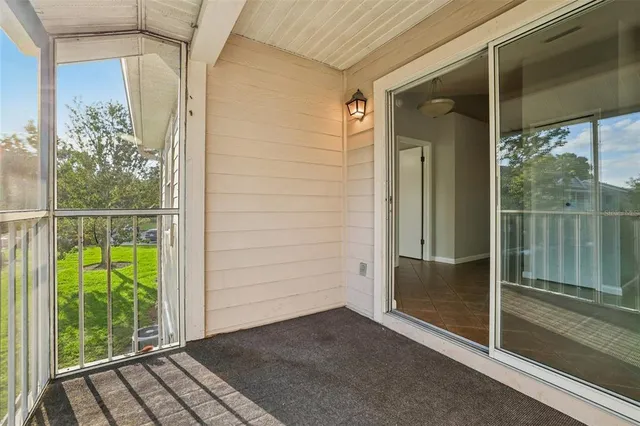 a view of front door