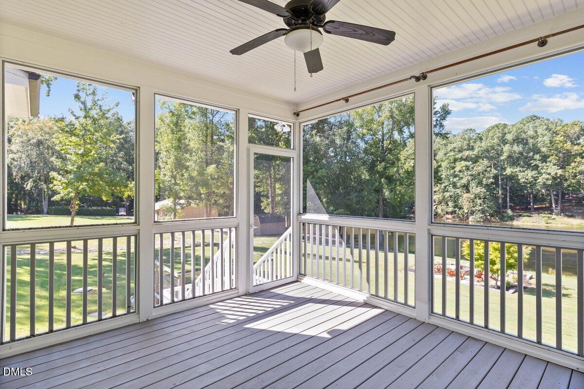 1616 Bowling Road Fuquay-Varina, NC 27526 - Photo 10 of 33 a view of a balcony with wooden floor and outdoor space