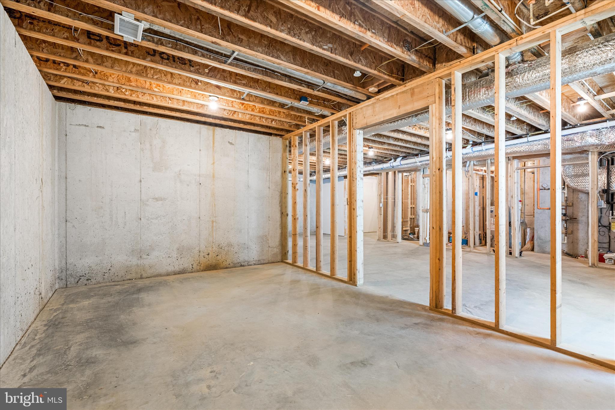 12402 Ofallon Street Silver Spring, MD 20904 - Photo 61 of 70 Basement with Framed out room