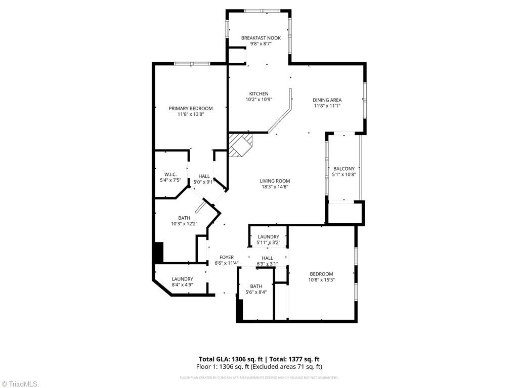 5001 Bass Chapel Road, Unit 3D Greensboro, NC 27455 - Photo 49 of 50 Floorplan of unit.