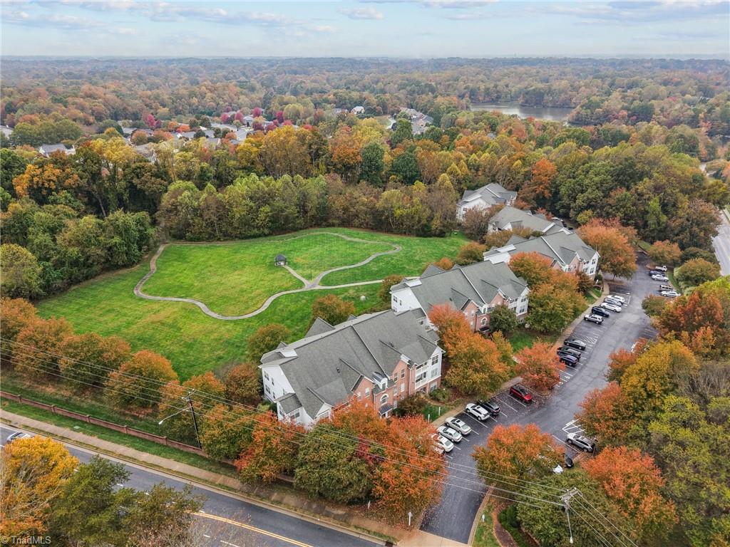 5001 Bass Chapel Road, Unit 3D Greensboro, NC 27455 - Photo 25 of 50 Overhead view of neighborhood.