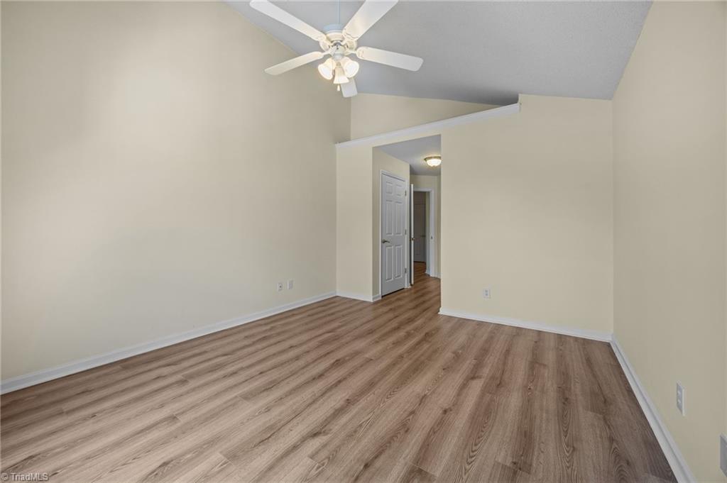 5001 Bass Chapel Road, Unit 3D Greensboro, NC 27455 - Photo 40 of 50 Freshly painted primary bedroom.