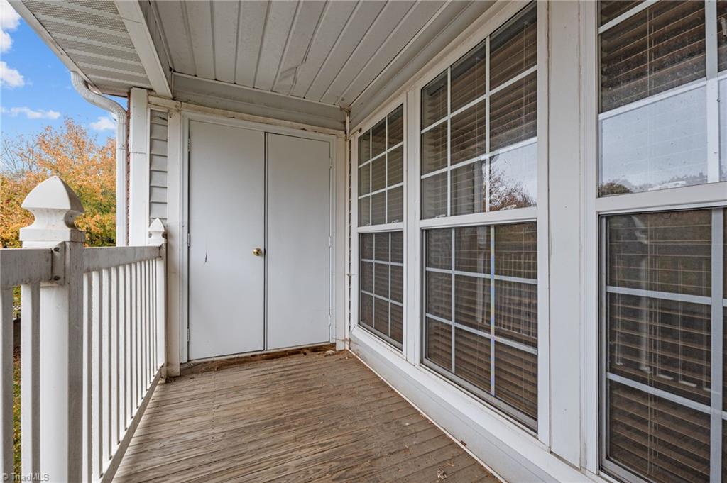5001 Bass Chapel Road, Unit 3D Greensboro, NC 27455 - Photo 7 of 50 Private balcony.