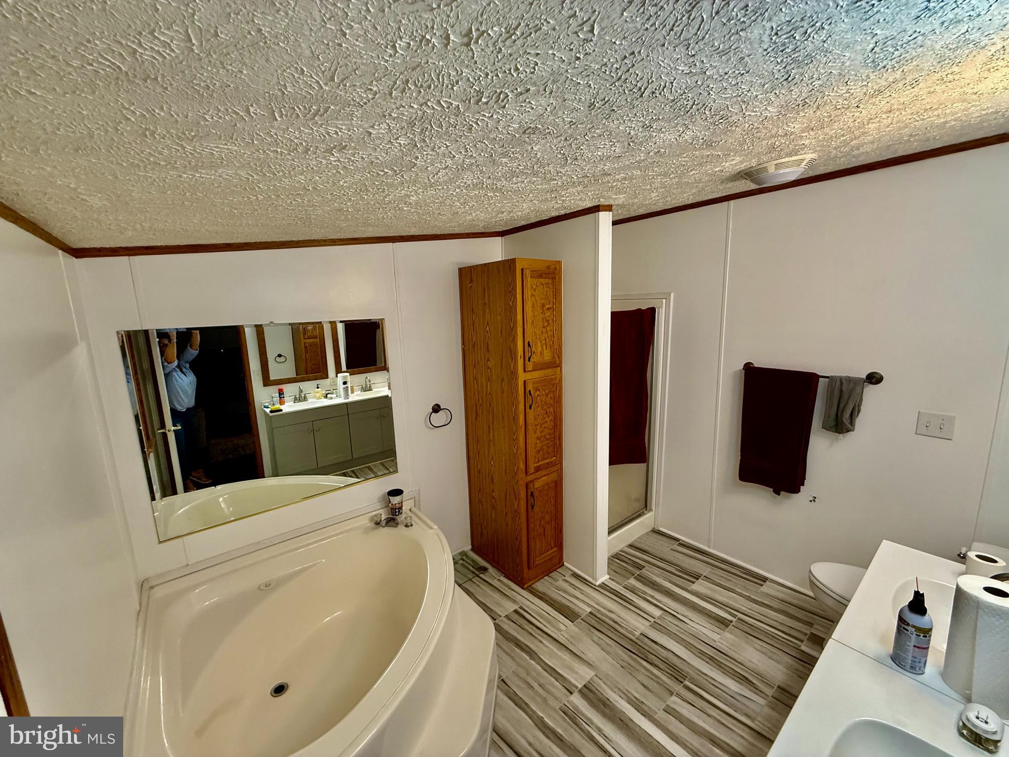 17858 Piney Point Road Tall Timbers, MD 20690 - Photo 3 of 4 a bathroom with a tub sink and mirror