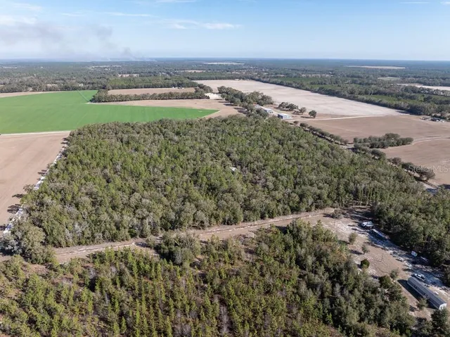 an aerial view of a houses with outdoor space