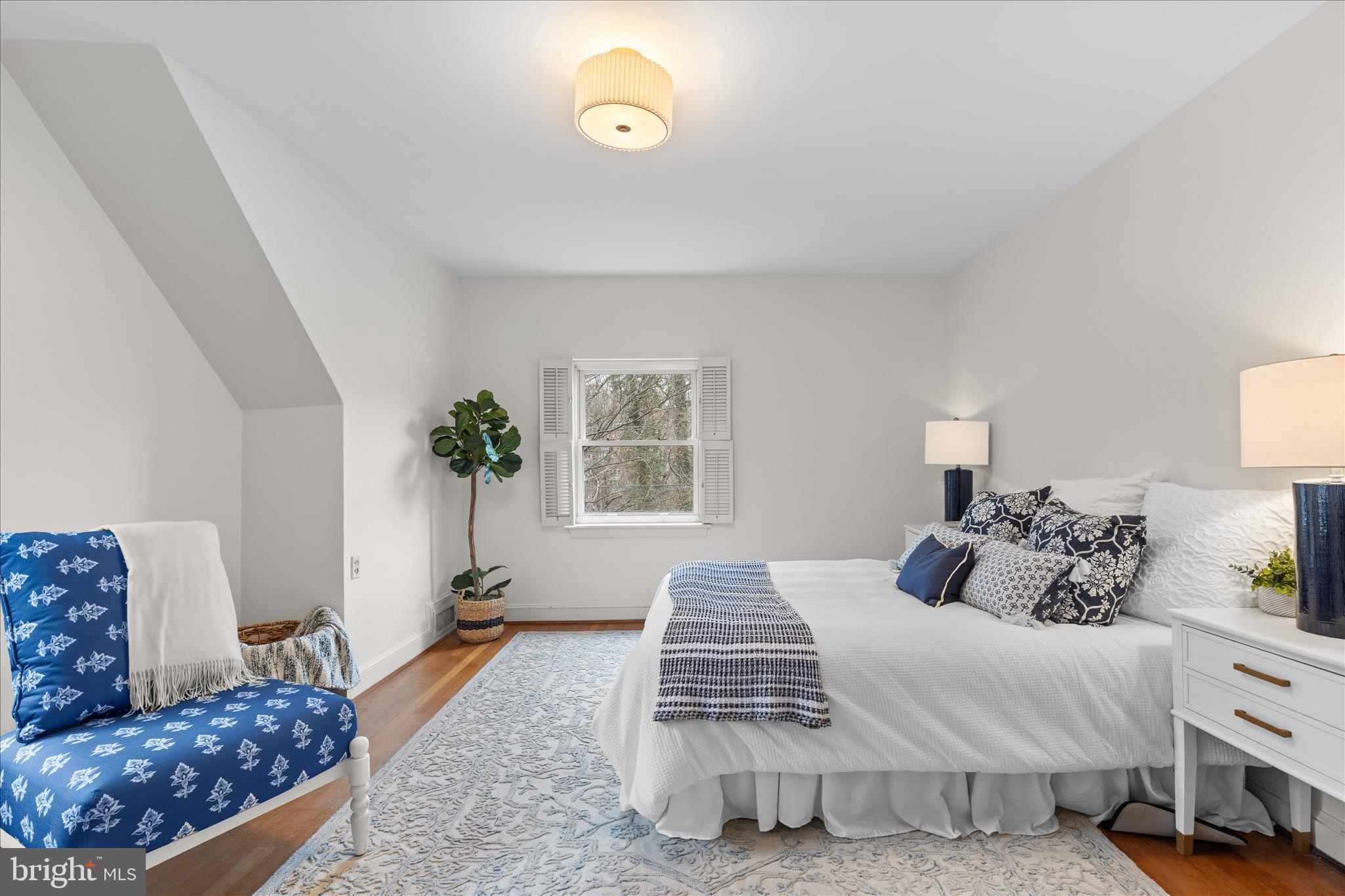 5352 29th Street Northwest Washington, DC 20015 - Photo 23 of 45 a bedroom with a bed and a couch