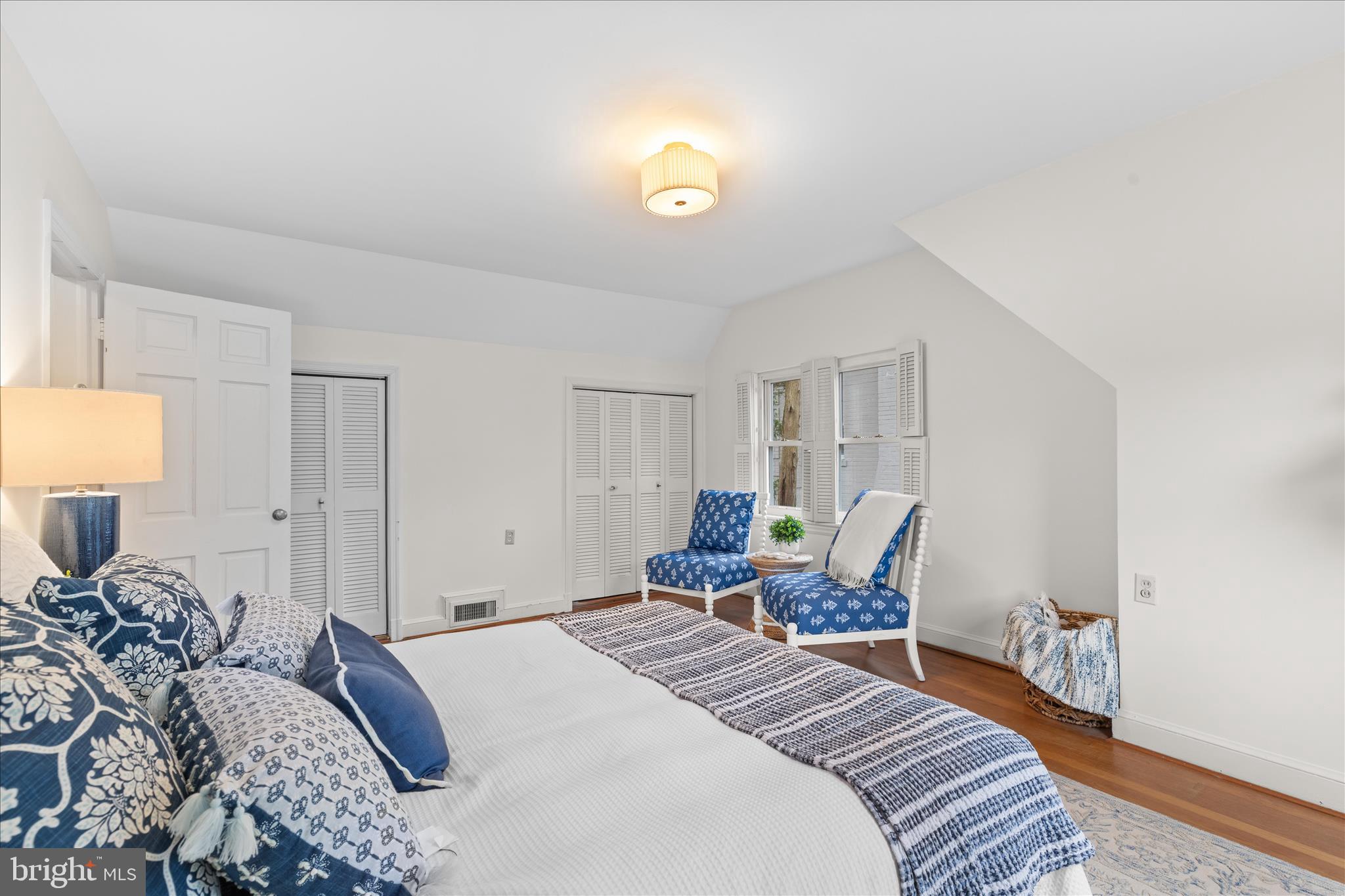 5352 29th Street Northwest Washington, DC 20015 - Photo 24 of 45 a bedroom with bed and a window