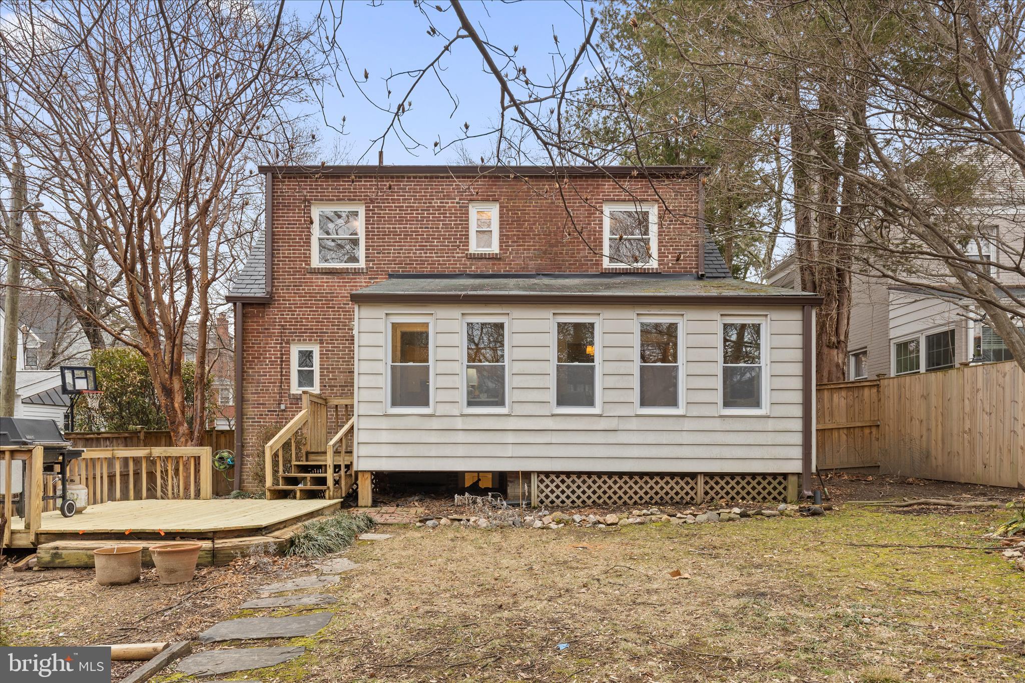 5352 29th Street Northwest Washington, DC 20015 - Photo 43 of 45 a front view of a house with a yard
