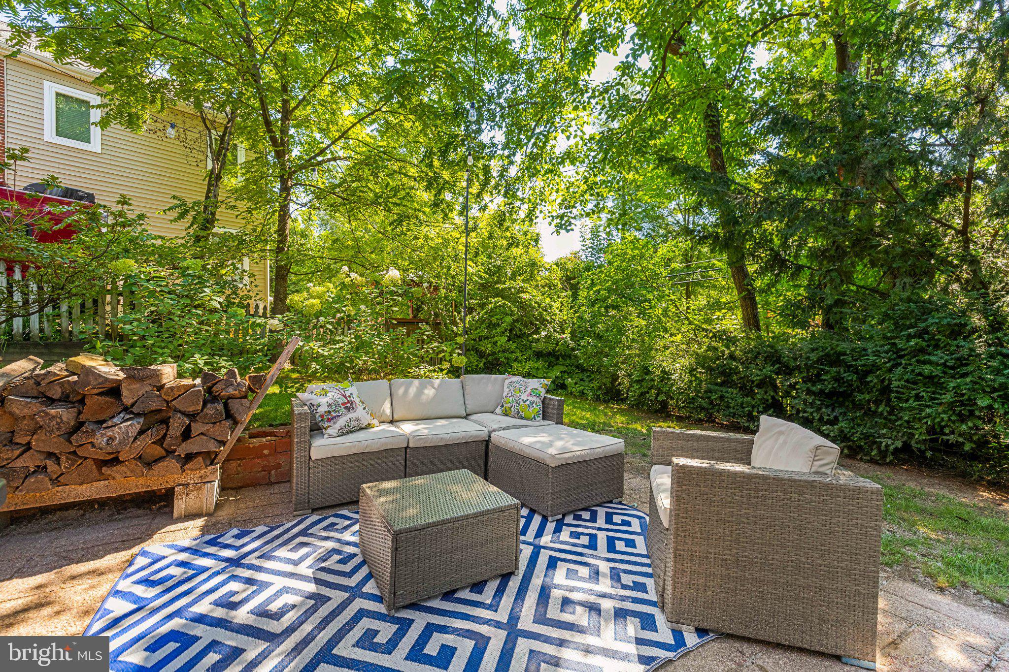 307 Worthington Road Towson, MD 21286 - Photo 50 of 72 Serene outdoor retreat in lush greenery.