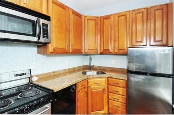 613-615 Dorchester Avenue, Unit 2 Boston, MA 02127 - Photo 5 of 12 a kitchen with a stove and a microwave