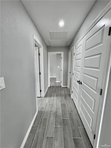 a view of a walk in closet