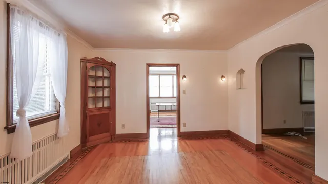 a view of swimming pool from a balcony