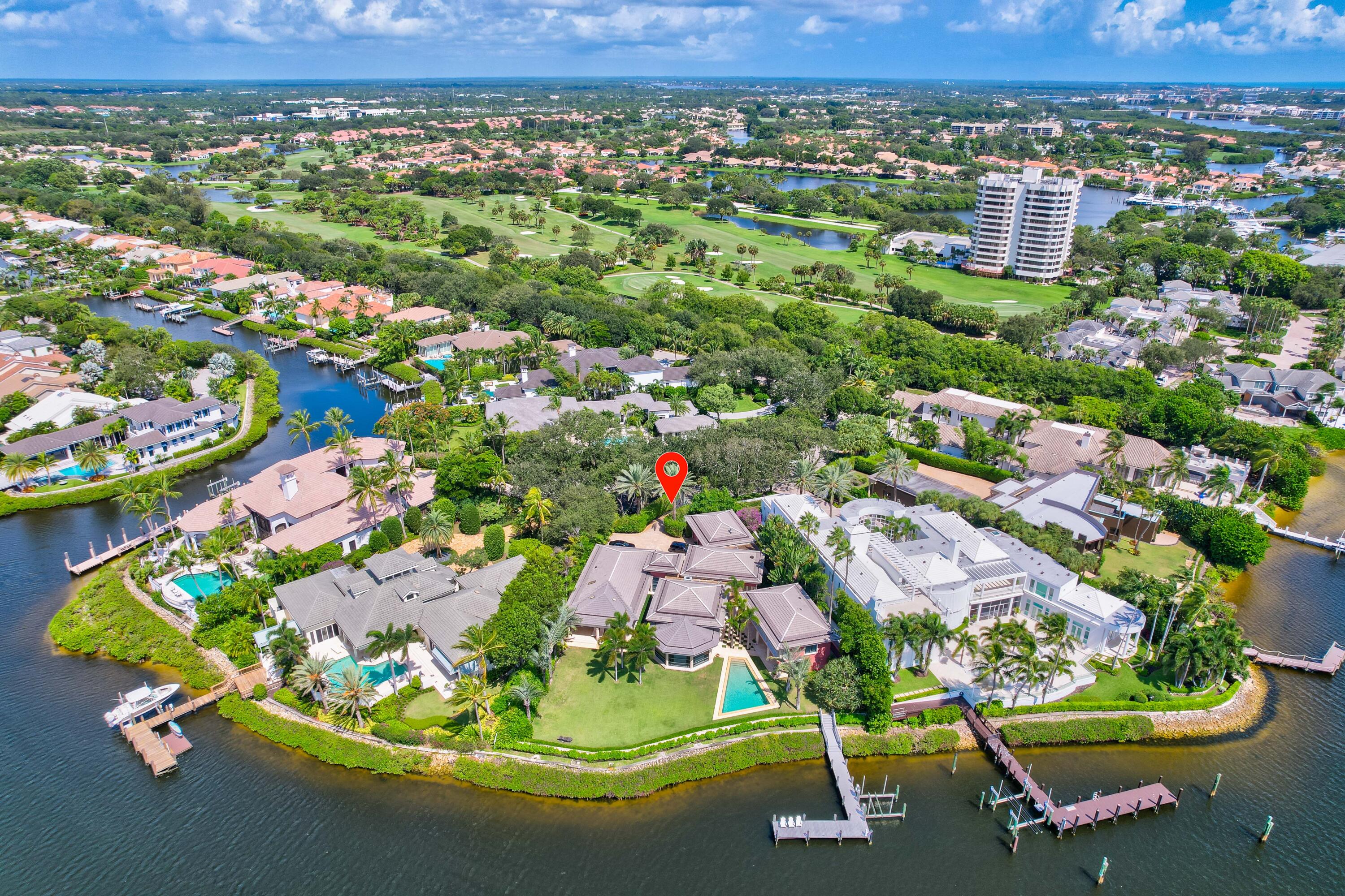 380 Regatta Drive Jupiter, FL 33477 - Photo 2 of 23 Aerial View