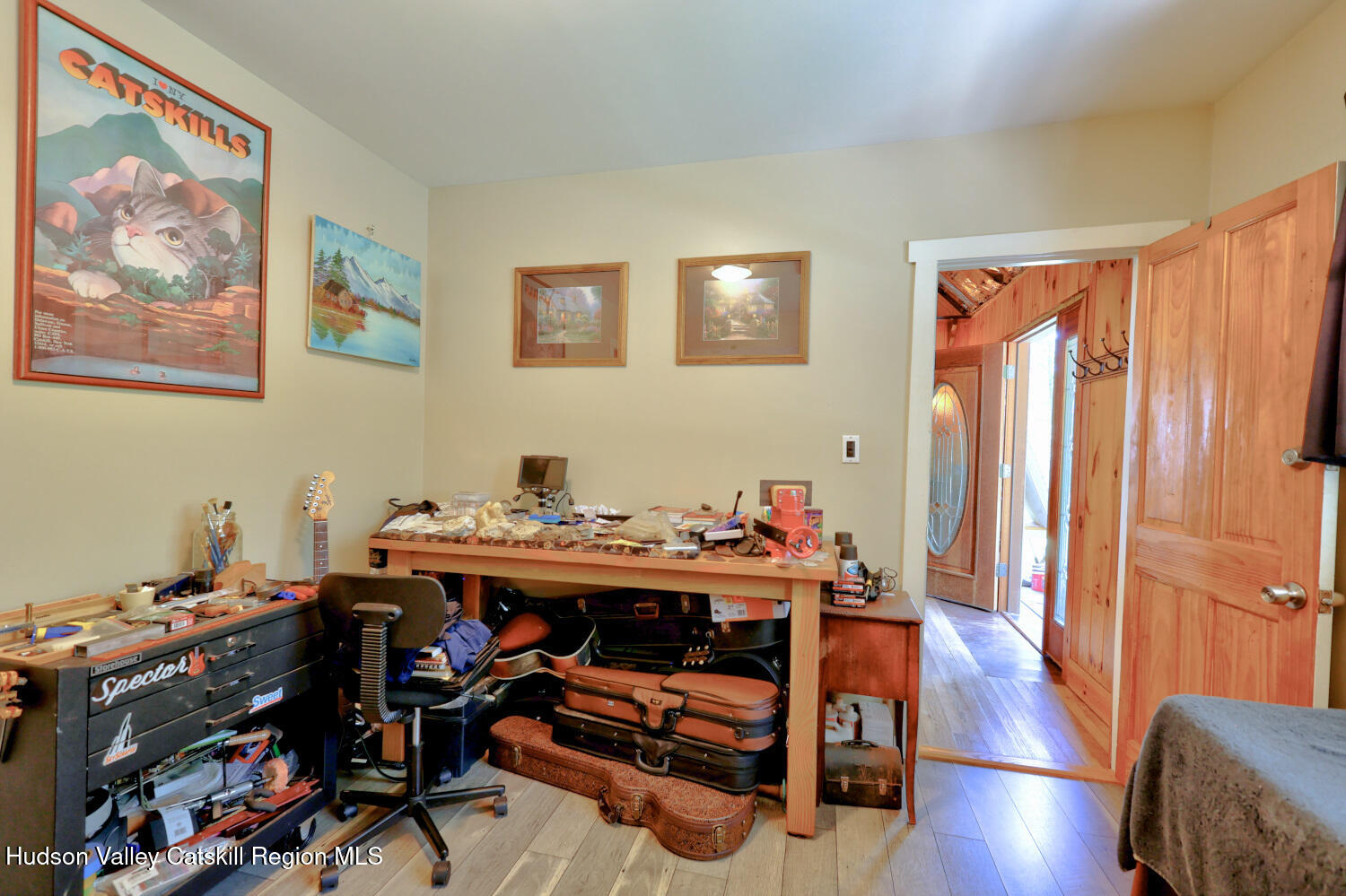 457 Hervey Street Road Cornwallville, NY 12418 - Photo 9 of 61 a view of a workspace with furniture and toys