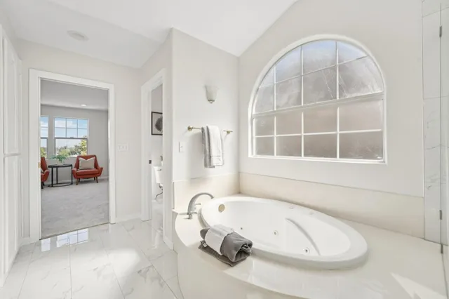 an aerial view of a city with lots of residential buildings