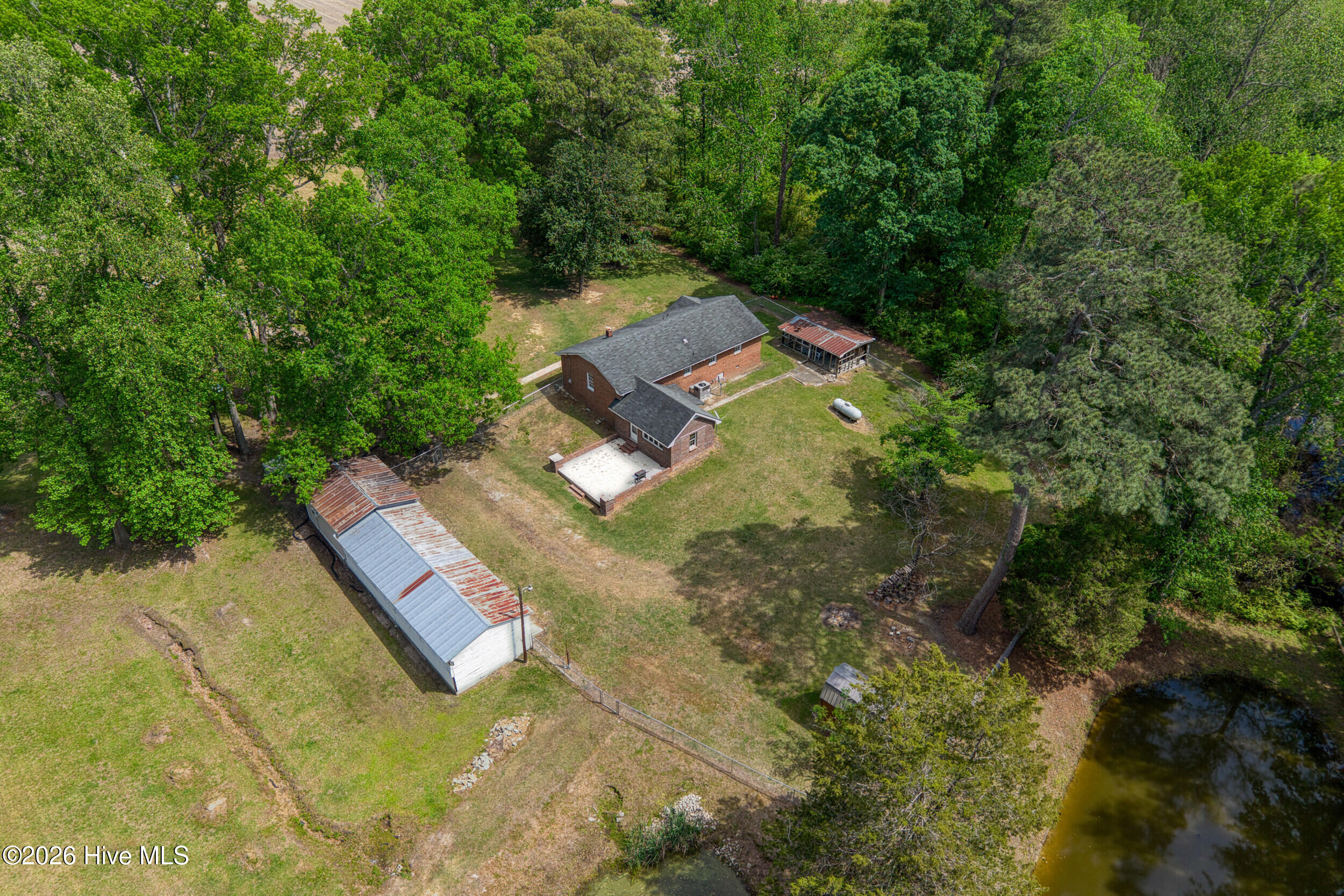 1194 Felton Farm Road Macclesfield, NC 27852 - Photo 33 of 36 Aerial View
