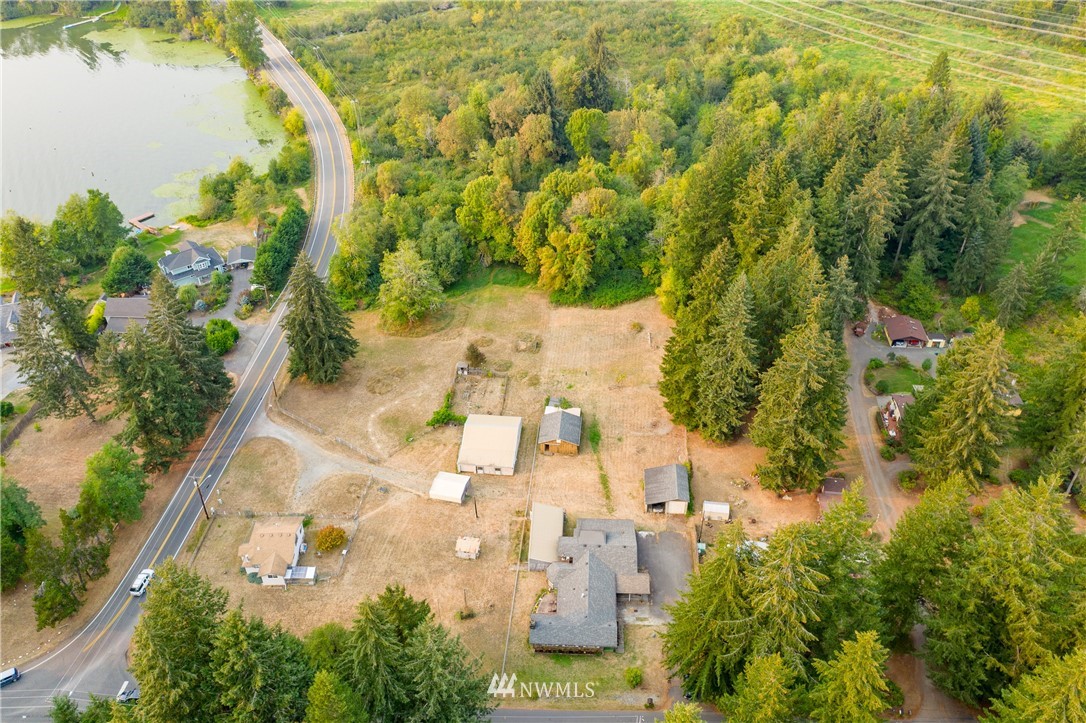 3826 Sapp Road Southwest Olympia, WA 98512 - Photo 35 of 39 an aerial view of residential houses with outdoor space