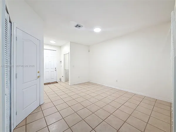 a view of an empty room