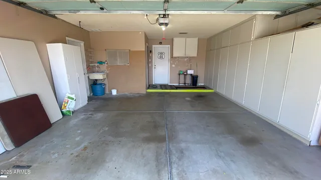 a room with storage and utility