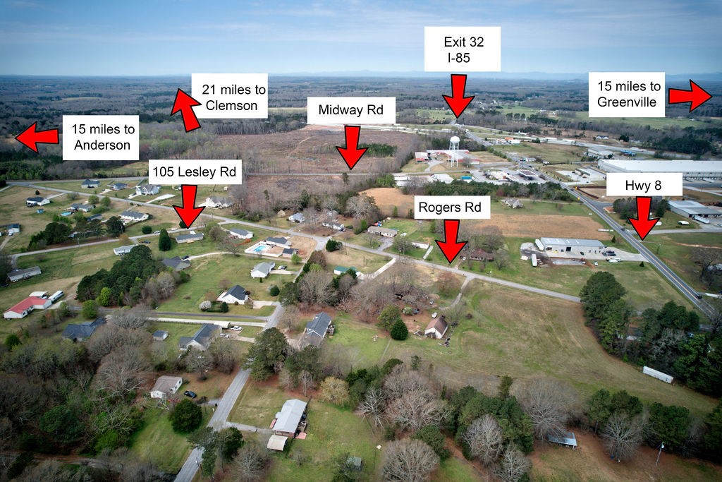 105 Lesley Road Pelzer, SC 29669 - Photo 47 of 47 nearby main roads