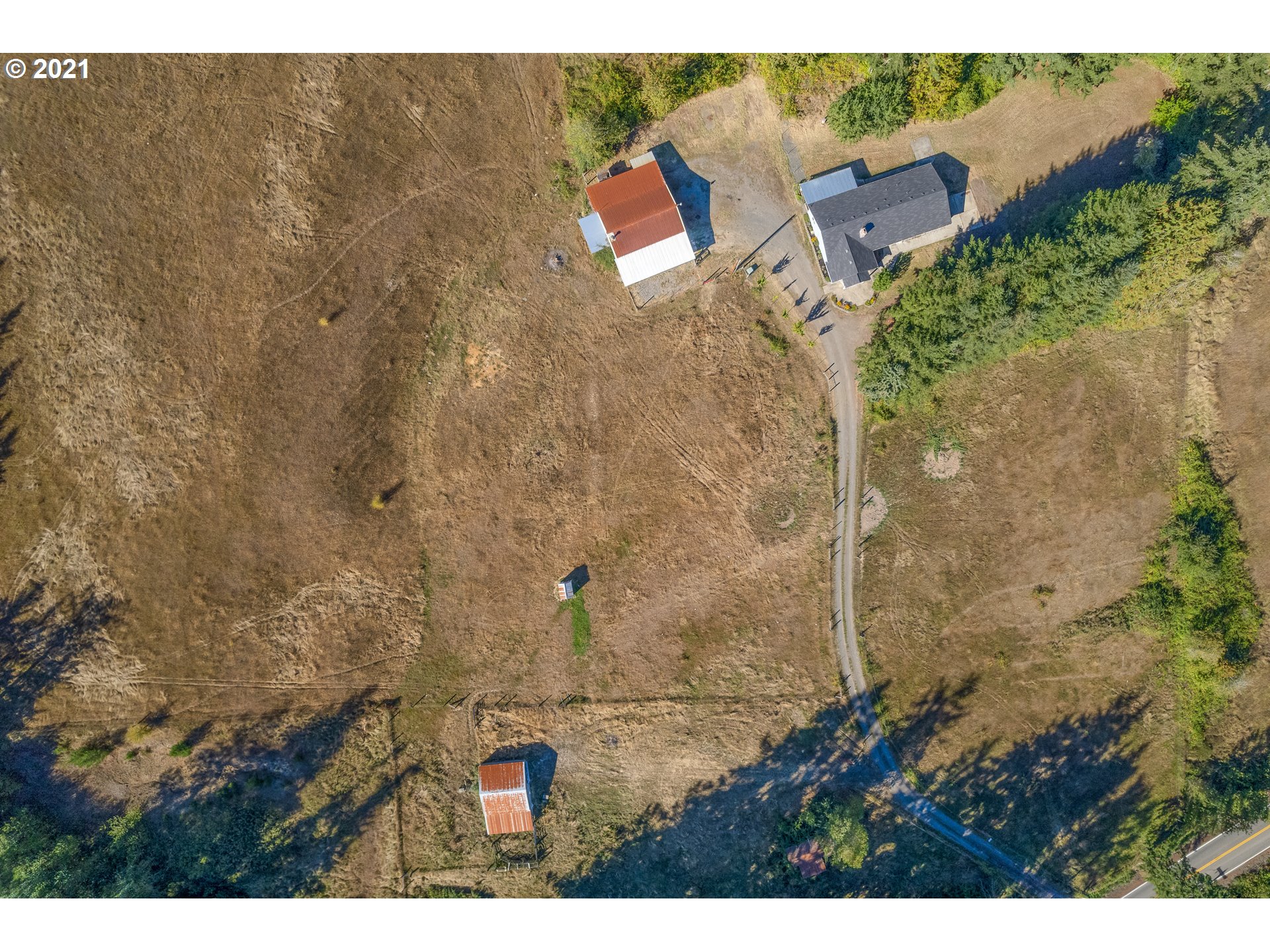 69021 Nicolai Road Rainier, OR 97048 - Photo 30 of 32 an aerial view of residential house with outdoor space