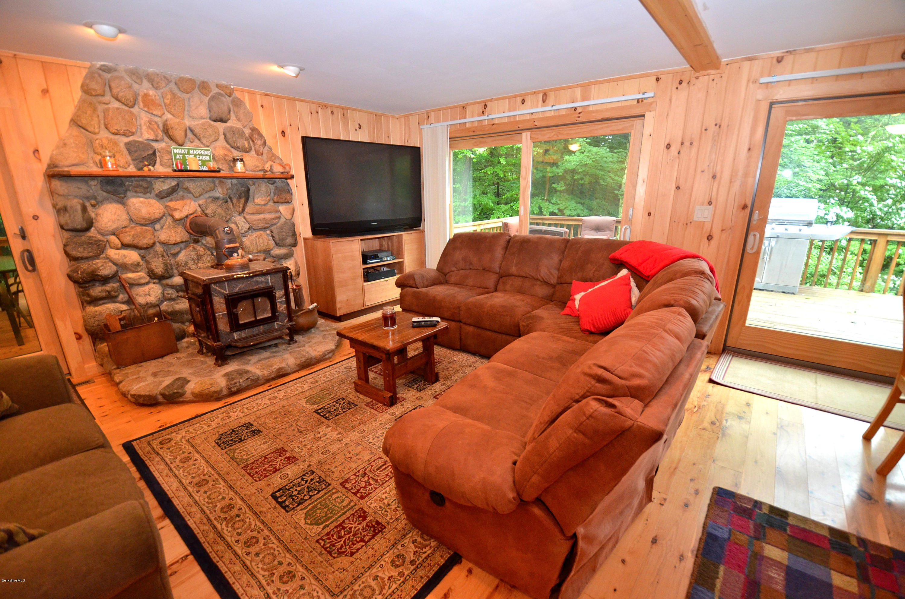 10 Moreau Road Blandford, MA 01008 - Photo 7 of 39 Living Room Oversized Sliders to Deck