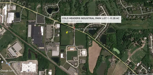 a view of lake with green space